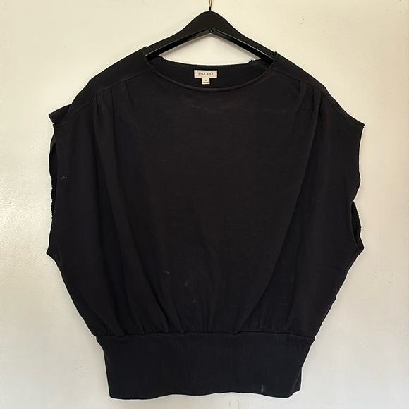 Black pilcro top - Picture 1 of 3